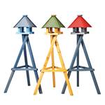 Vogelfutterhaus 4-Jahreszeiten Multicolor - Holzwerkstoff - 31 x 31 x 32 cm