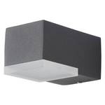 LED-Wandleuchte Amity I Milchglas / Aluminium - 1-flammig