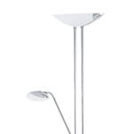 LED-Stehleuchte Baya Glas / Stahl - 2-flammig - Chrom