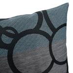 Kissenbezug Conelly (2er-Set) Kunstfaser - Grau / Blaugrau - 50 x 50 cm