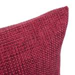 Housses de coussin Dallas Fibres synthétiques - Framboise - 50 x 50 cm