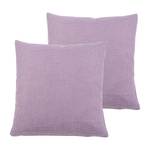 Housses de coussin Dallas Fibres synthétiques - Lilas - 50 x 50 cm