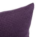 Housses de coussin Dallas Fibres synthétiques - Violet foncé - 40 x 40 cm