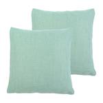 Housses de coussin Dallas Fibres synthétiques - Vert menthe - 50 x 50 cm