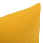 Housses de coussin Milano Fibres synthétiques - Jaune moutarde - 40 x 40 cm