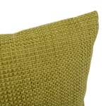 Housses de coussin Dallas Fibres synthétiques - Jaune olive - 40 x 40 cm