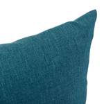 Housses de coussin Milano Fibres synthétiques - Bleu pétrole - 50 x 50 cm