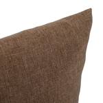 Housses de coussin Milano Fibres synthétiques - Nougat - 50 x 50 cm