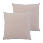 Housses de coussin Milano Fibres synthétiques - Sahara - 50 x 50 cm