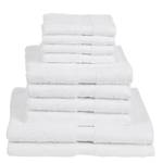 Serviettes New York (lot de 10) Coton - Blanc