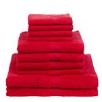 Serviettes New York (lot de 10) Coton - Rouge