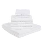 Serviettes Sylt (lot de 10) Coton - Blanc