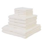 Serviettes New York (lot de 10) Coton - Blanc vintage