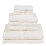 Serviettes New York (lot de 10) Coton - Blanc vintage