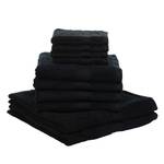 Serviettes New York (lot de 10) Coton - Noir