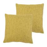 Housses de coussin Dallas Fibres synthétiques - Vert clair - 50 x 50 cm