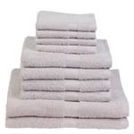 Set handdoeken New York (10-delig) Katoen - Zweeds wit