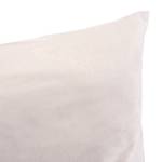 Housses de coussin Alcatraz Fibres synthétiques - Blanc laine - 50 x 50 cm