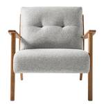 Fauteuil TIMON Tissu Inze: Gris clair