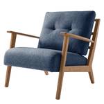 Fauteuil TIMON Geweven stof Inze: Blauw