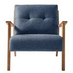 Fauteuil TIMON Tissu Inze: Bleu