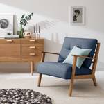 Fauteuil TIMON Geweven stof Inze: Blauw