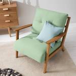 Fauteuil TIMON Geweven stof Anda II: Mintgroen