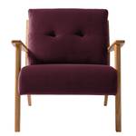 Fauteuil TIMON Velours Shyla: Mauve