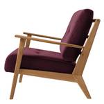 Fauteuil TIMON Velours Shyla: Mauve