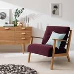 Fauteuil TIMON Velours Shyla: Paars