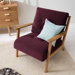 Fauteuil TIMON Velours Shyla: Paars