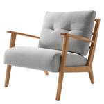 Fauteuil TIMON Tissu Saia: Gris clair