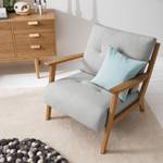 Fauteuil TIMON Tissu Saia: Gris clair