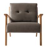 Fauteuil TIMON Velours Shyla: Taupe