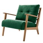 Fauteuil Timon III Stof Mohs: Donkergroen