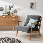 Fauteuil TIMON Velours Shyla: Grijs