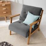 Fauteuil TIMON Velours Shyla: Grijs