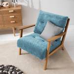 Fauteuil Timon III Stof Mohs: Hemelsblauw