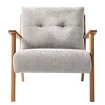 Fauteuil Timon III Stof Mohs: Lichtgrijs