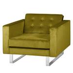 Fauteuil Chelsea III Microfibre - Tissu Tond : Vert - Luge