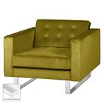 Fauteuil Chelsea III Microfibre - Tissu Tond : Vert - Luge