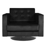 Fauteuil pivotant Chelsea III Microfibre - Tissu Tond : Noir