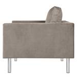 Fauteuil Portobello III Microvezel - Stof Tond: Lichtgrijs - Cilinder