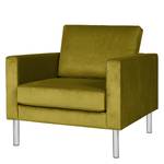 Fauteuil Portobello III Microfibre - Tissu Tond : Vert - Cylindre