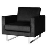 Fauteuil Portobello III Microfibre - Tissu Tond : Noir - Luge