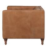 Fauteuil Buckingham IV Leer - Leer Custo: Bruin