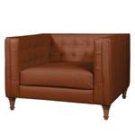 Sessel Buckingham IV Leder - Echtleder Lasde: Cognac