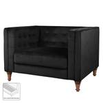 Sessel Buckingham III Microfaser - Stoff Tond: Schwarz