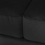 Sofa Buckingham III (3-Sitzer) Microfaser - Stoff Tond: Schwarz