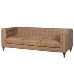 Sofa Buckingham IV (3-Sitzer) Leder - Echtleder Custo: Hellbraun